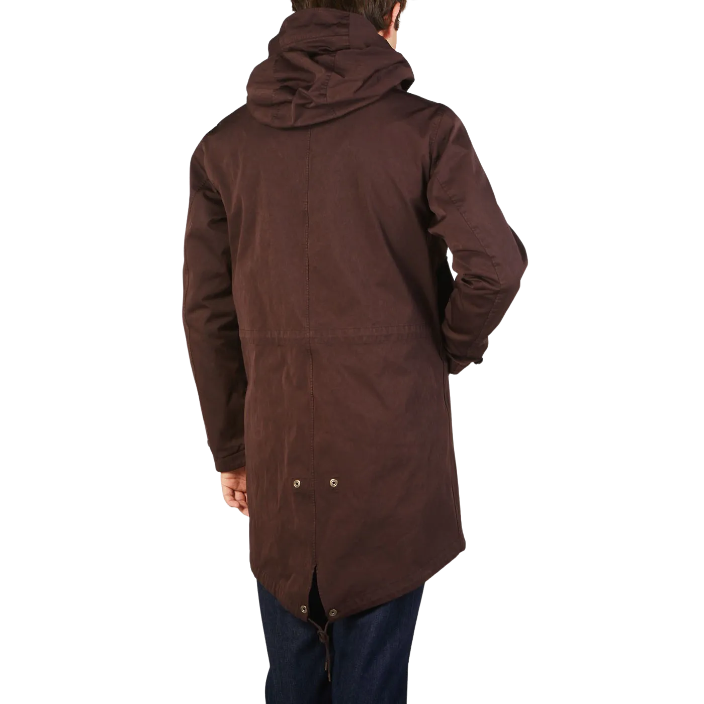 Dark Brown Technical Cyclone Parka