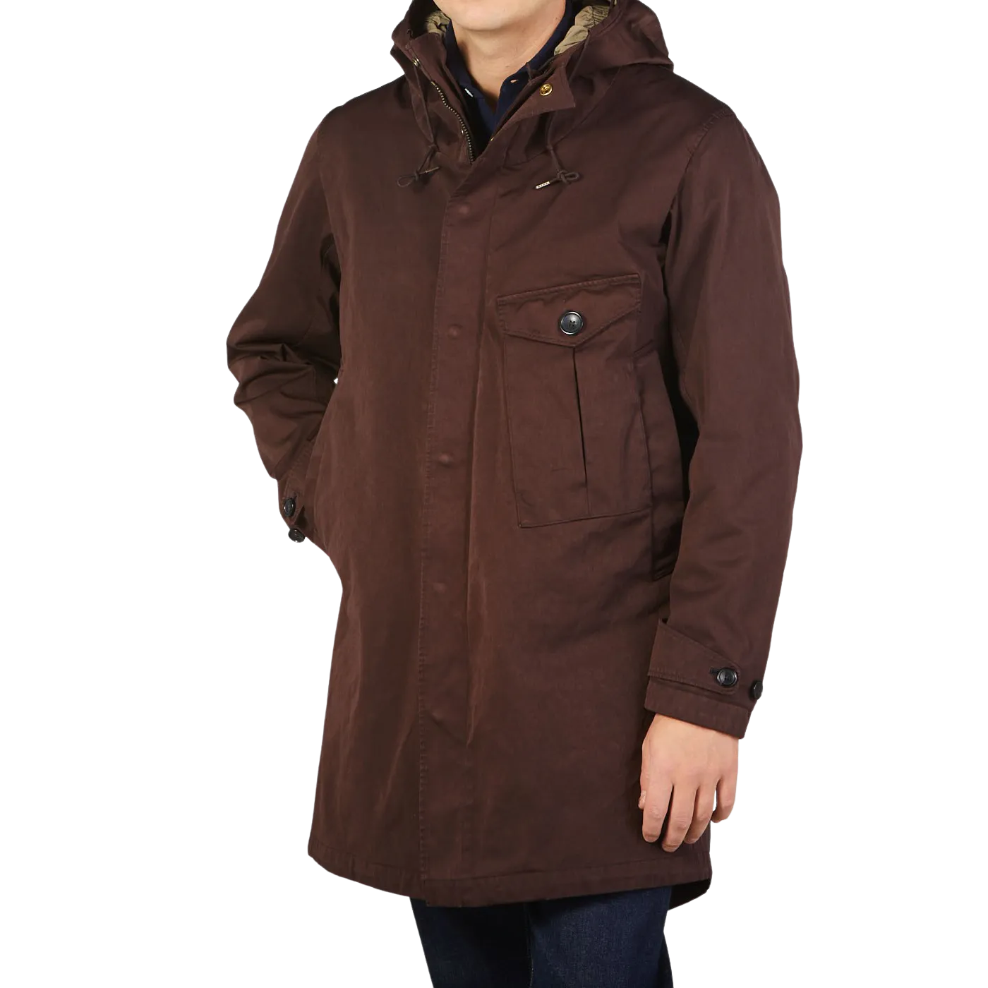 Dark Brown Technical Cyclone Parka