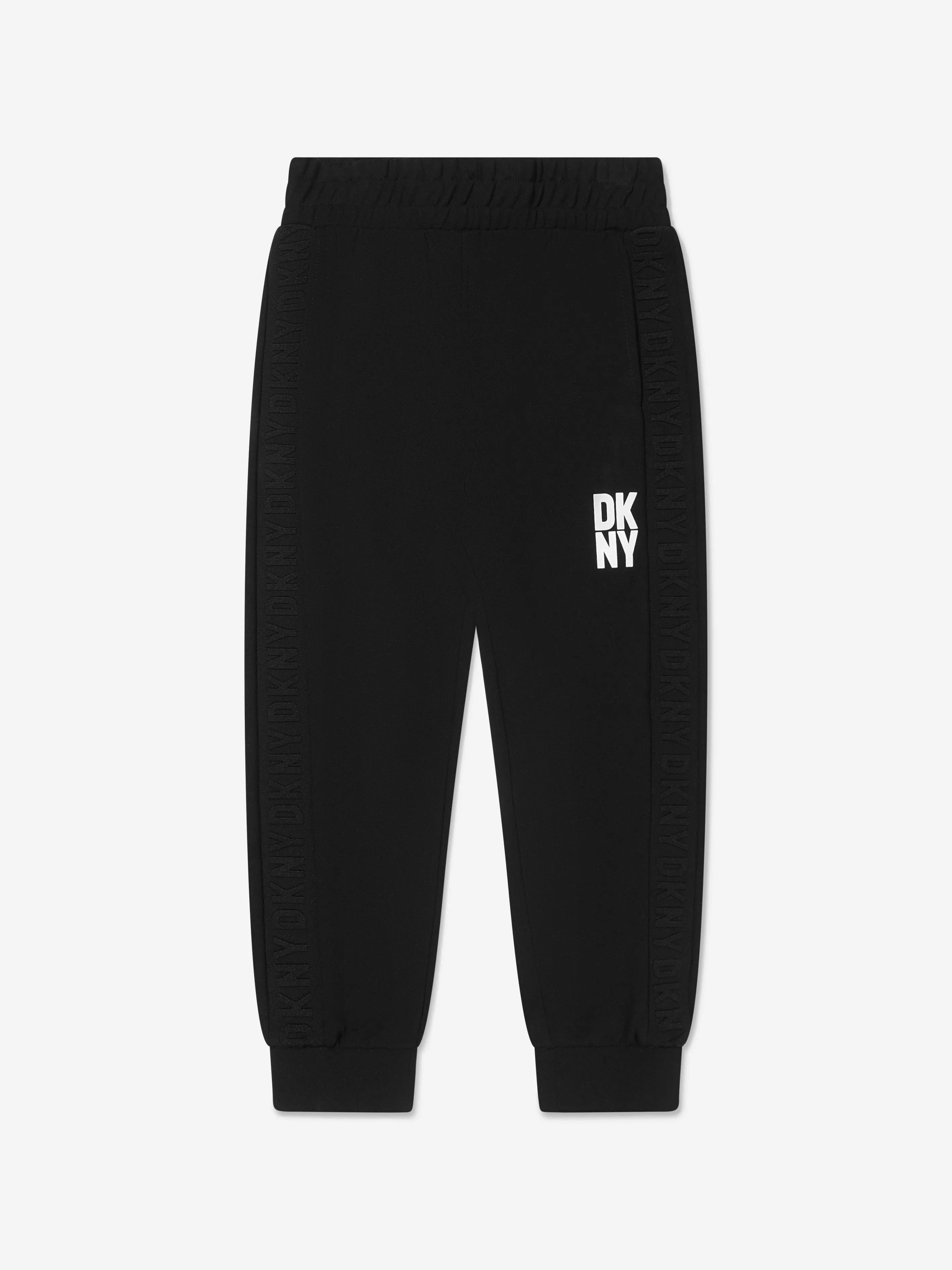 DKNY Kids Logo Joggers in Black