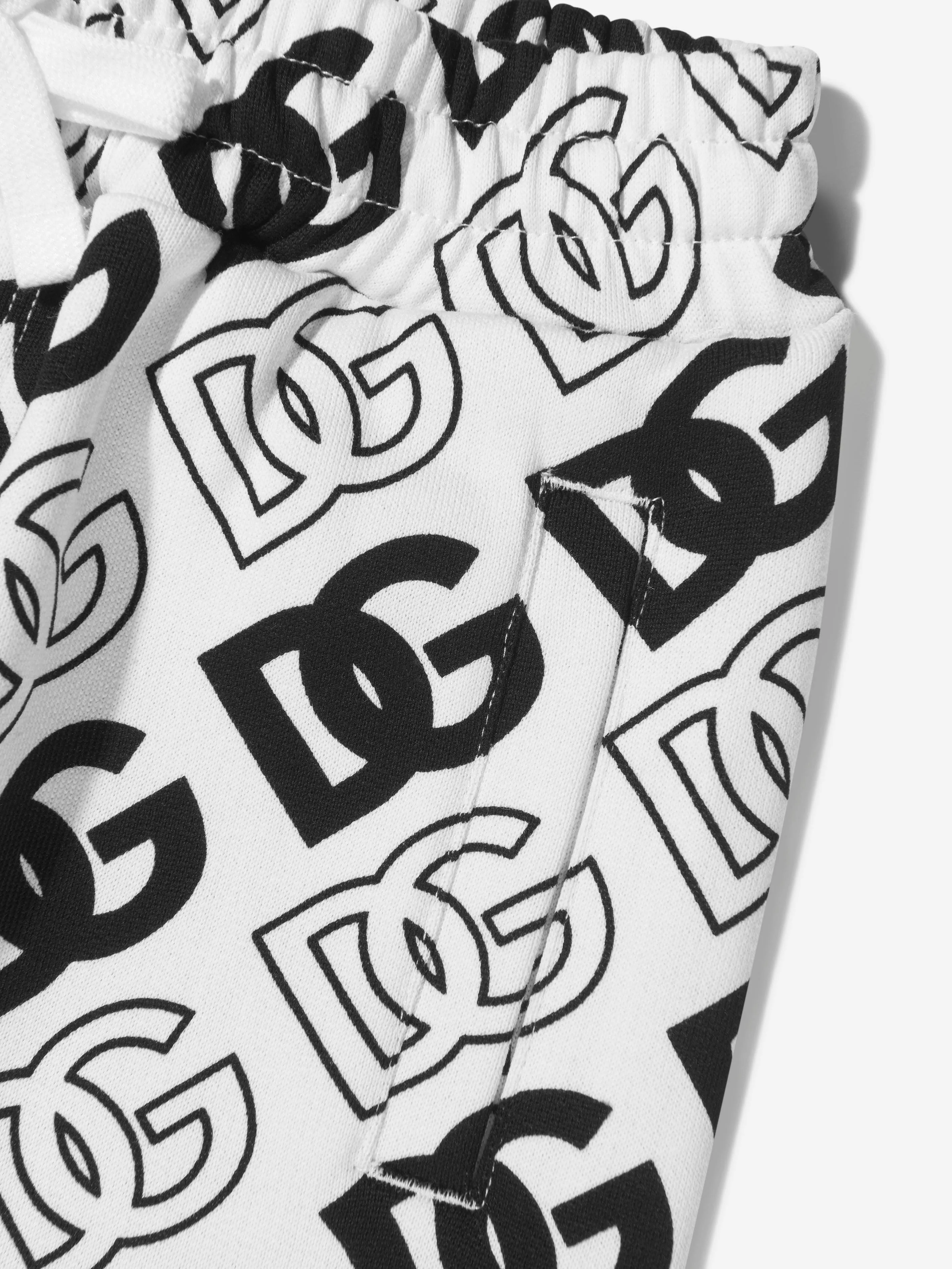 Dolce & Gabbana Kids All Over Logo Print Joggers