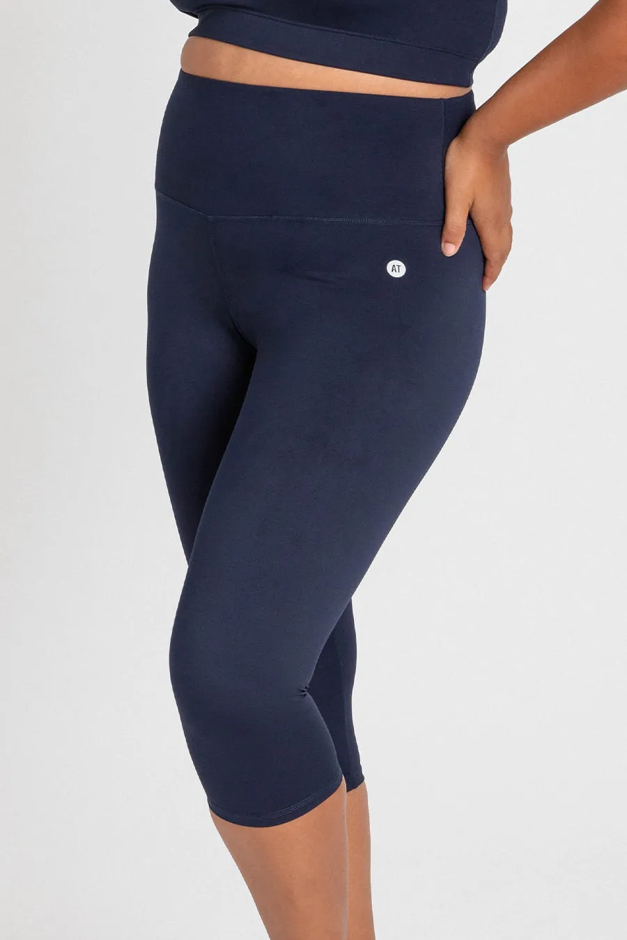 Essential 3/4 Length Tight - Navy