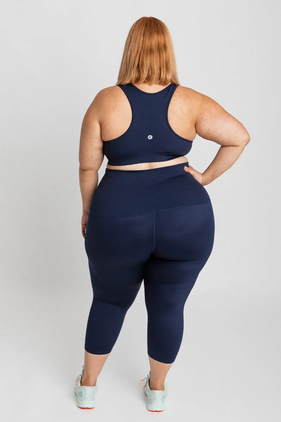 Essential 3/4 Length Tight - Navy