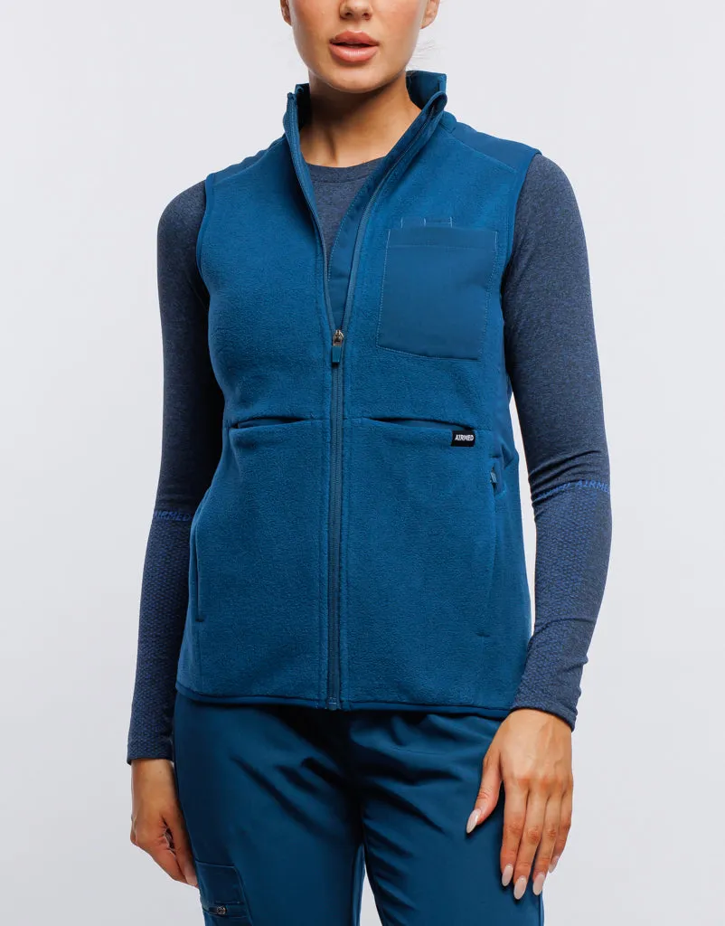 Essential Fleece Vest - Gibraltar Blue