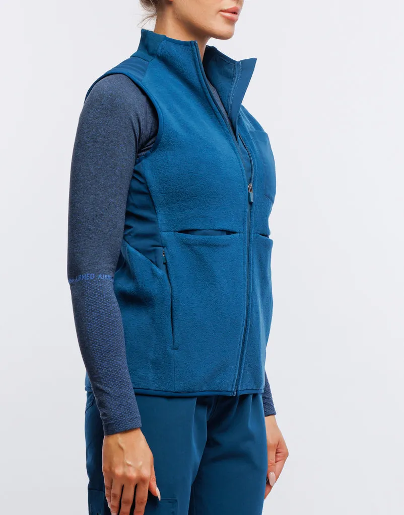 Essential Fleece Vest - Gibraltar Blue