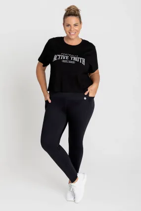 Everyday Cropped T-Shirt - Black