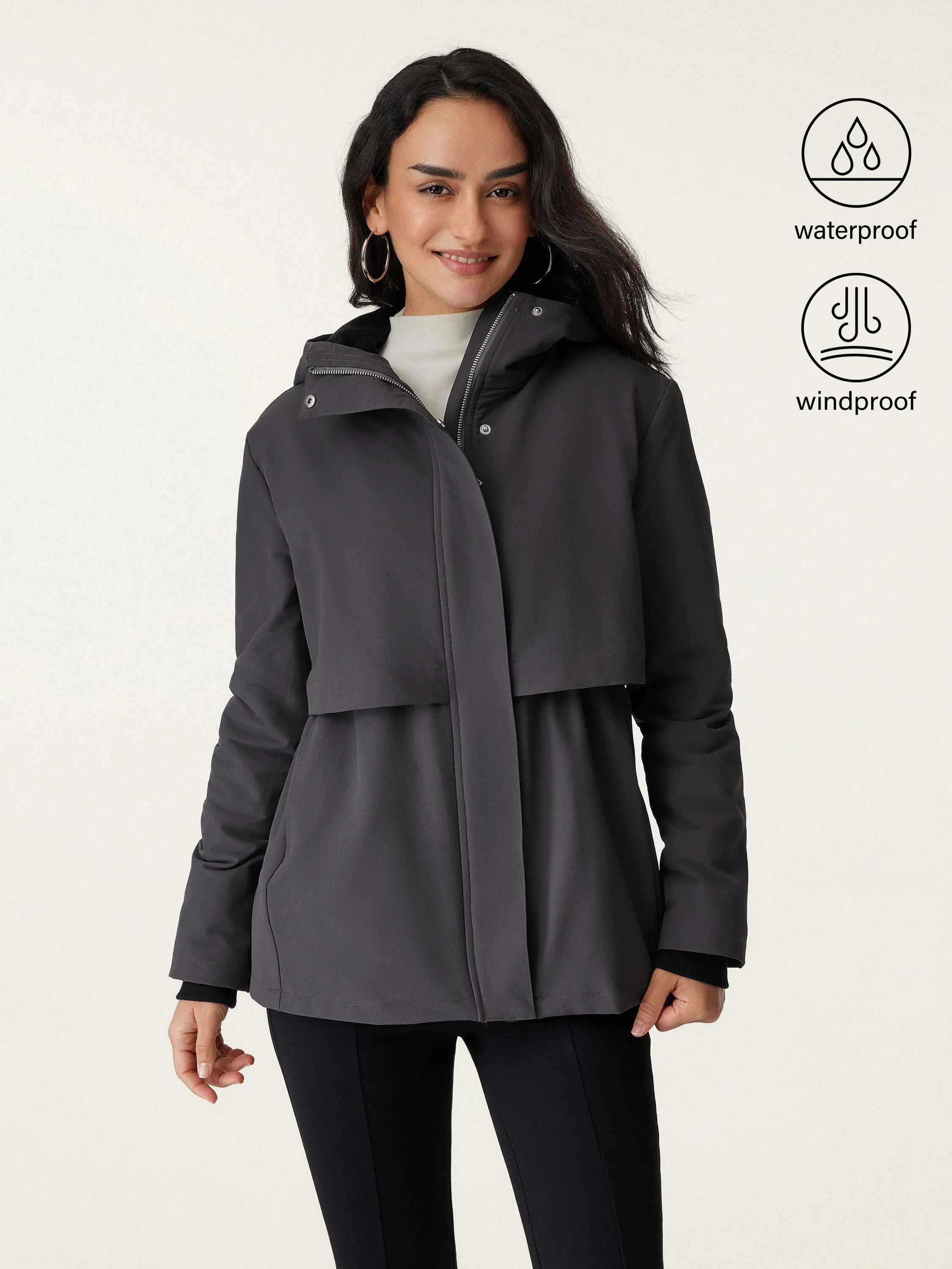 Fleece Lined Water-Repellent Jacket