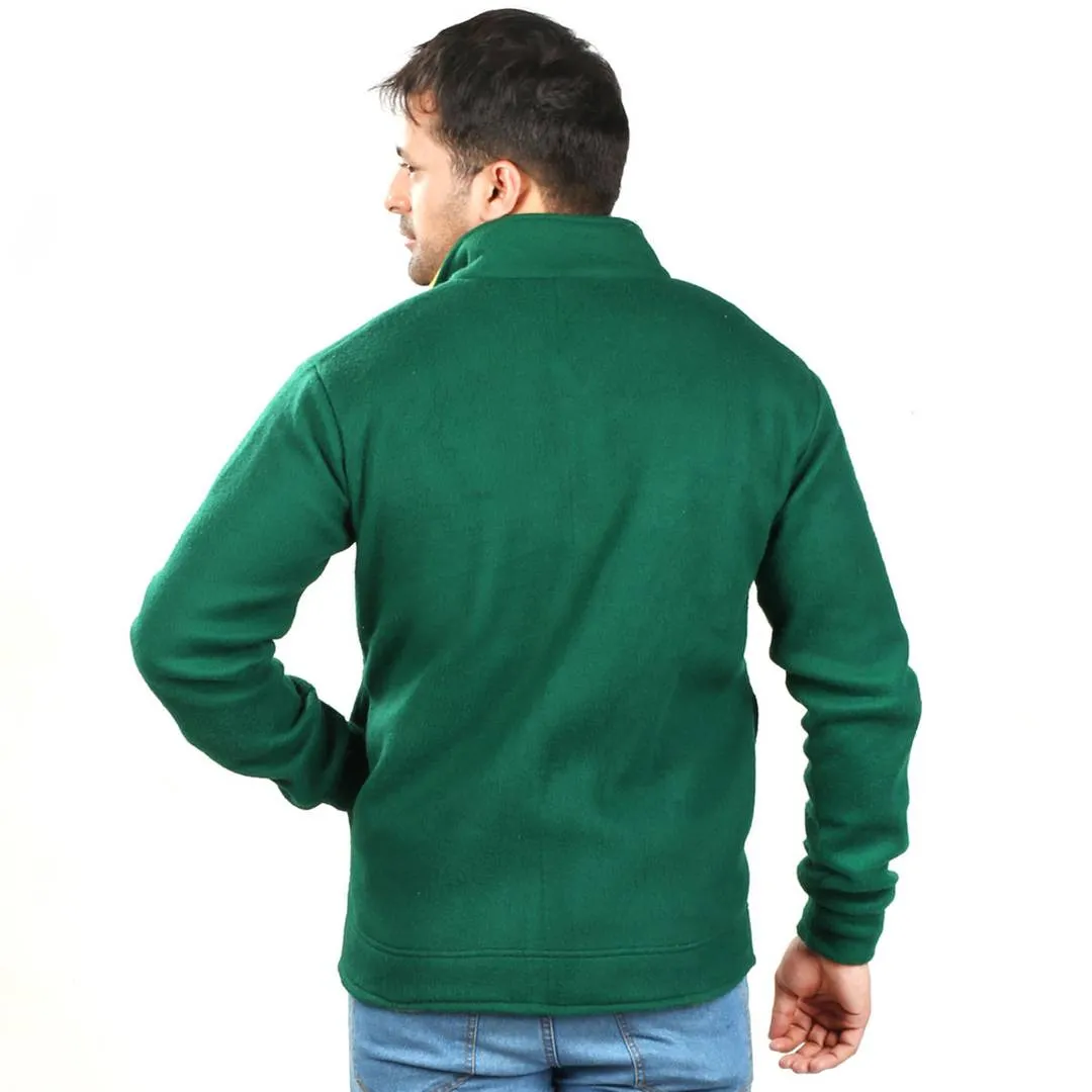 Fleece Long Sleeve Jacket- Green & Yellow for Men's (Pack of 2)