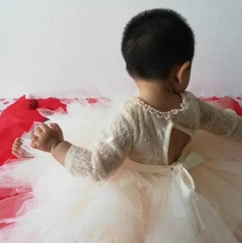 Flower Boy Evening Dress Baby Poncho Dress