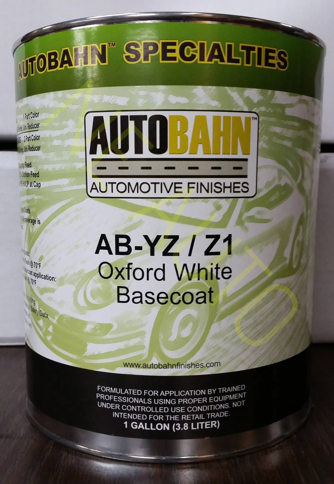 FORD OXFORD WHITE YZ/Z1 BASECOAT CLEARCOAT AUTO body shop RESTORATION CAR PAINT