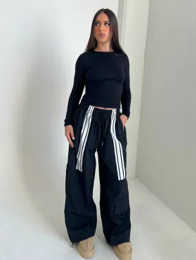 Georgina Oversized Joggers (Black)