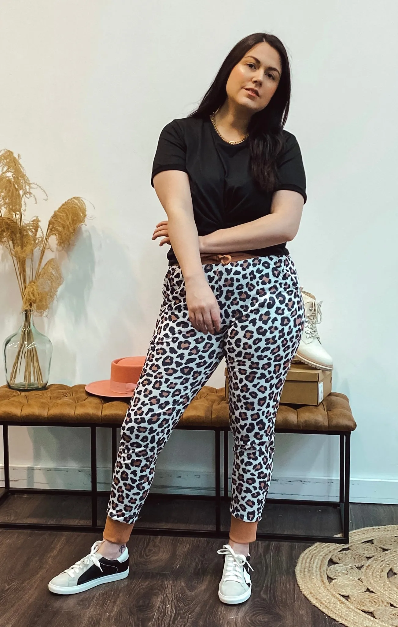 Get Comfy Leopard Joggers