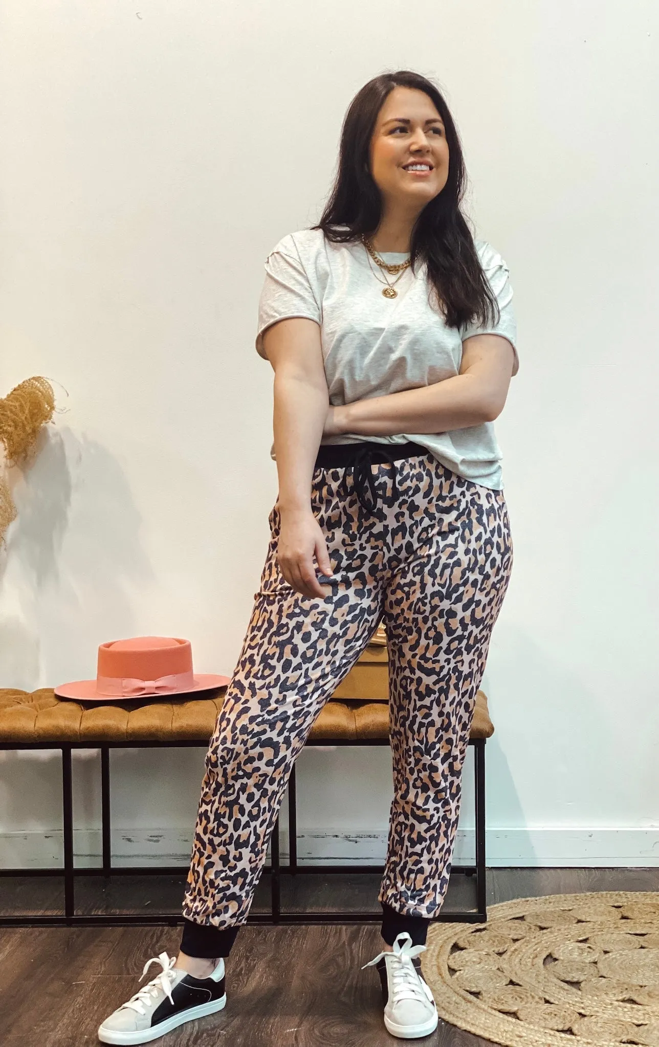 Get Comfy Leopard Joggers