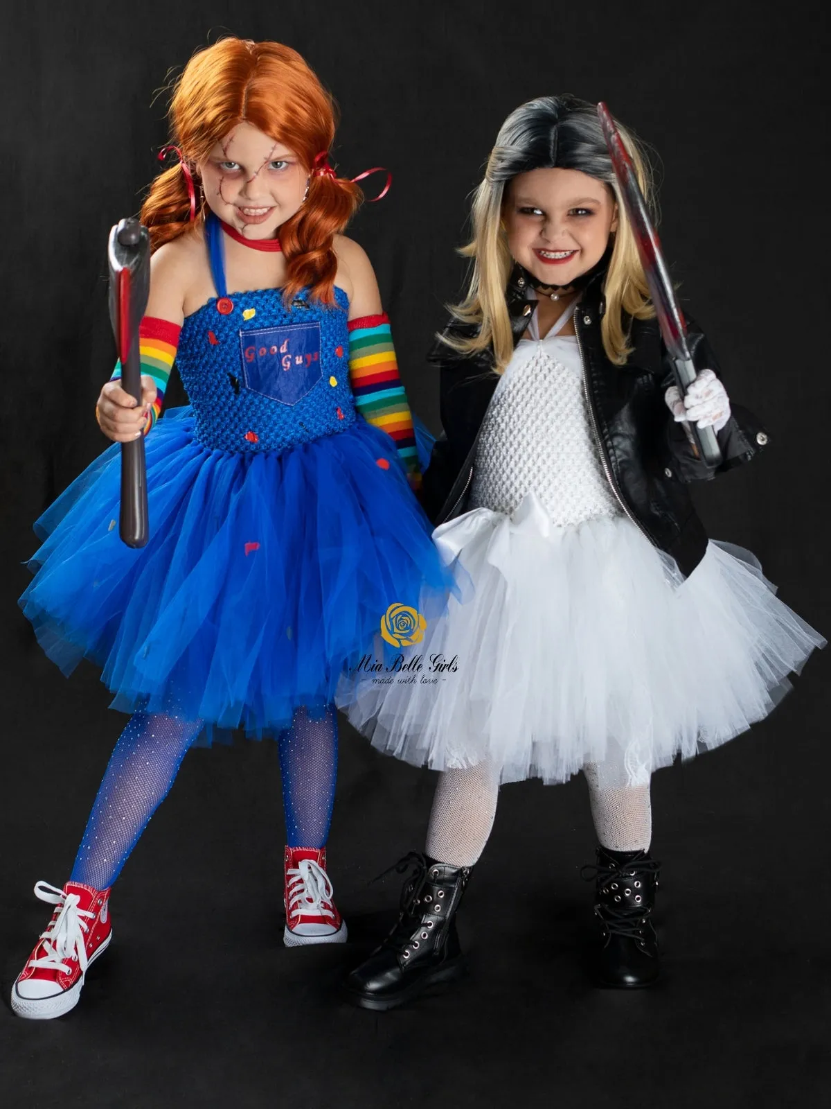 Girls Chucky Inspired Tutu Costume Dress