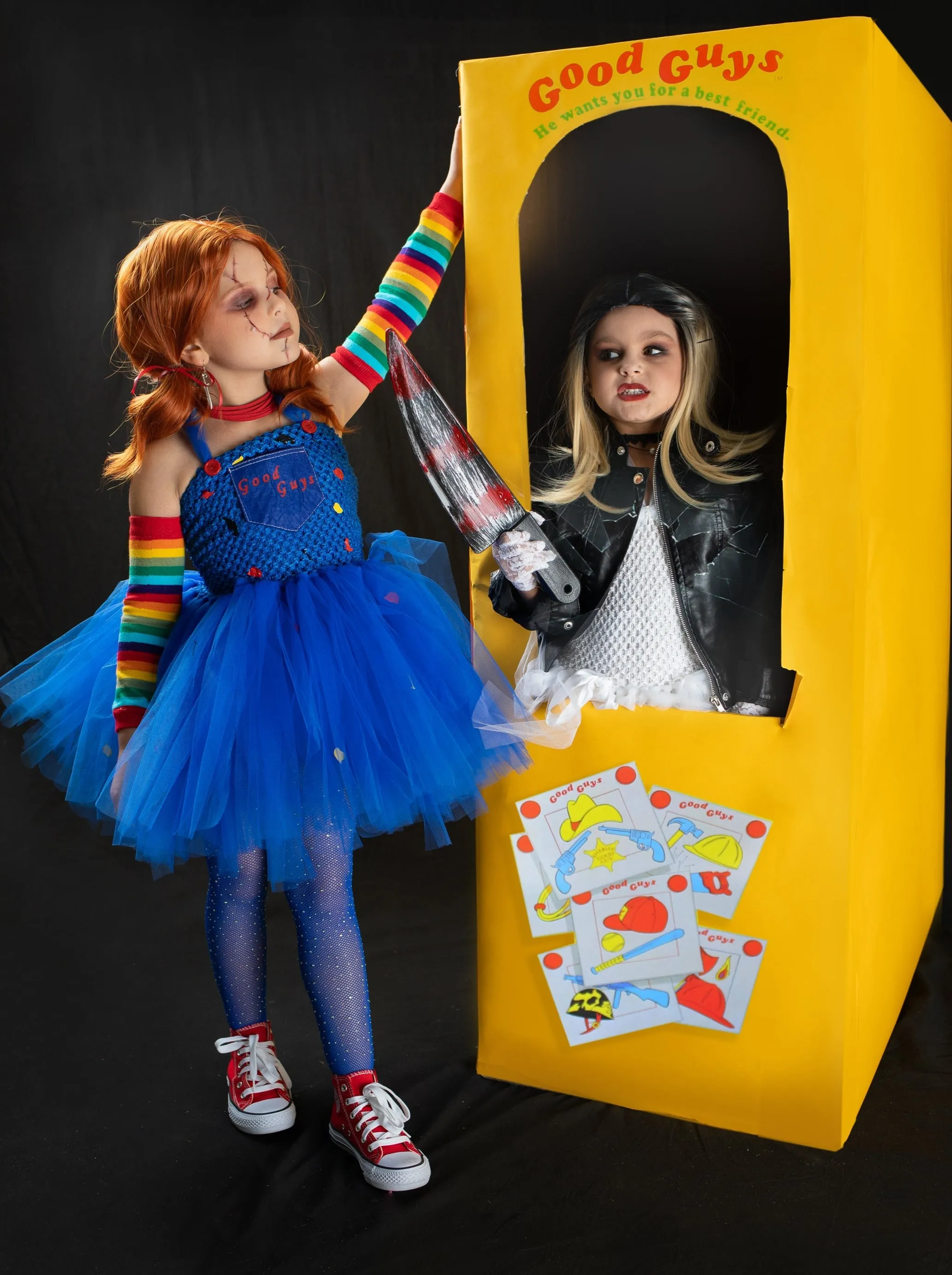 Girls Chucky Inspired Tutu Costume Dress