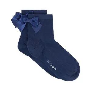 Girls Navy Socks