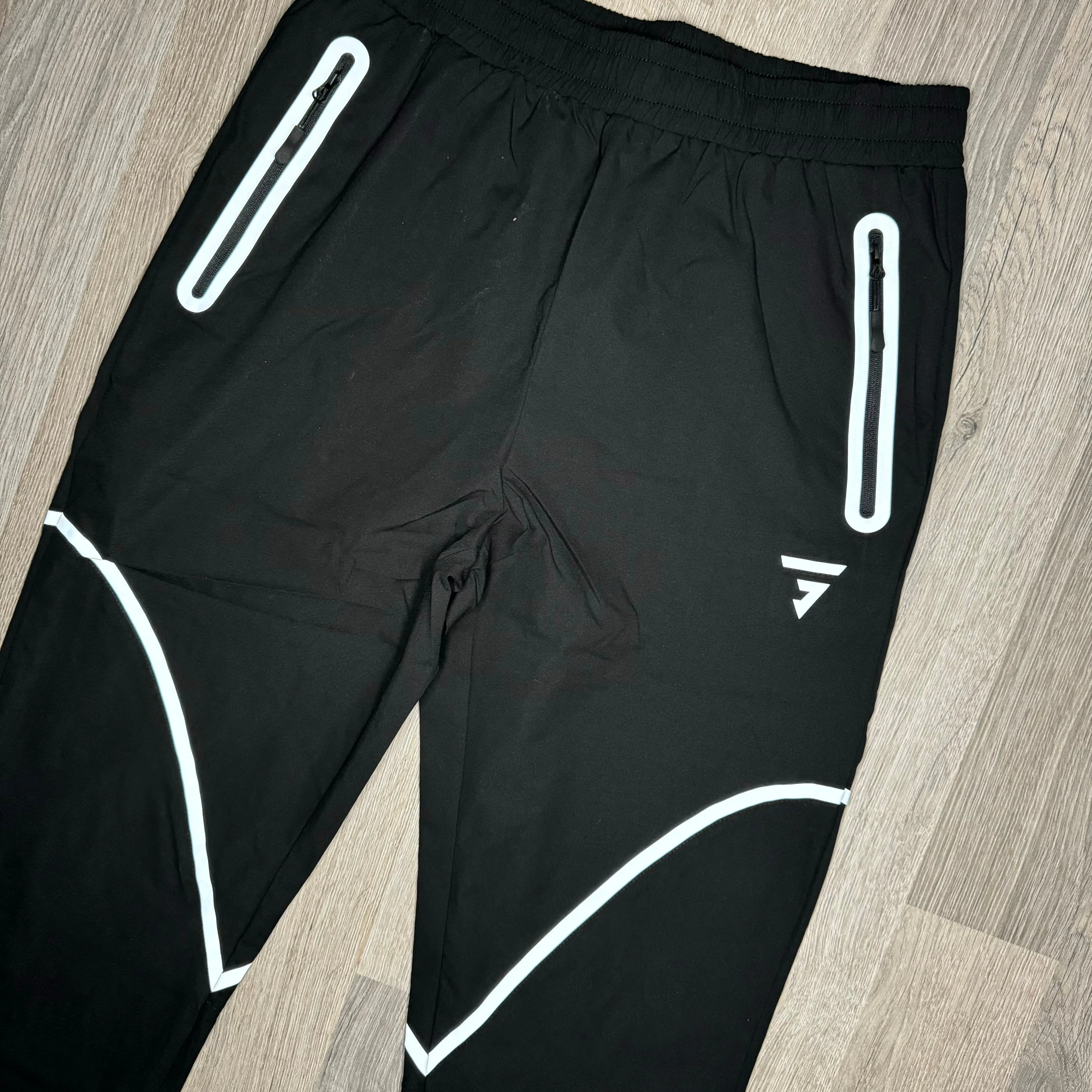 GRIID Reflective Joggers - Black/Grey