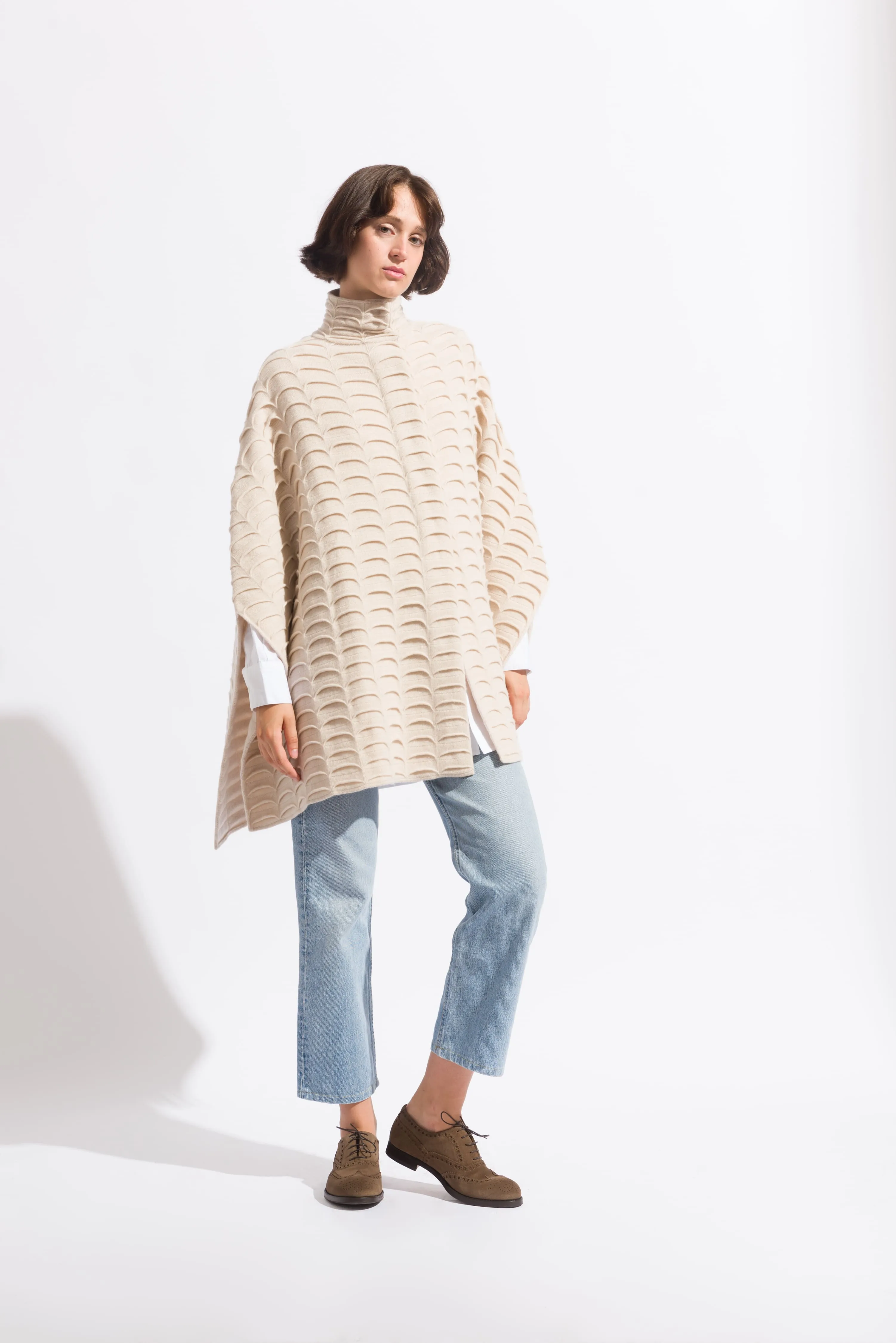 Grosseto Luxe Cashmere Poncho