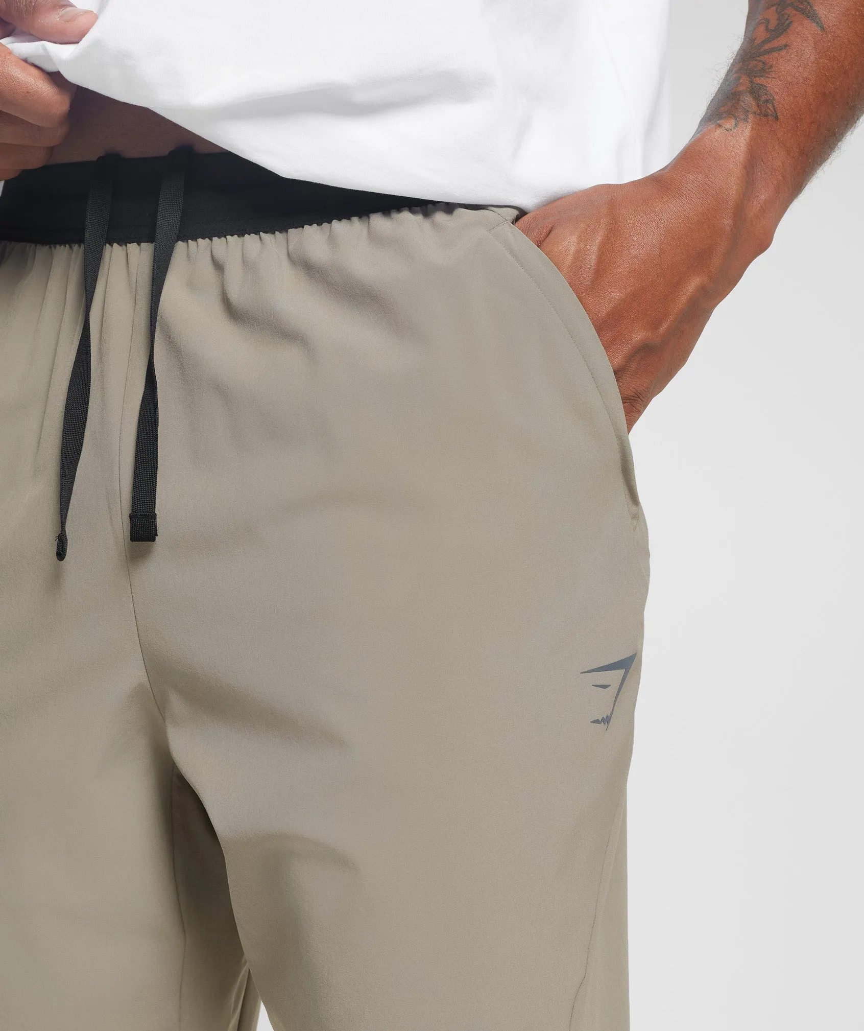 Gymshark Sport Run Pants - Linen Brown