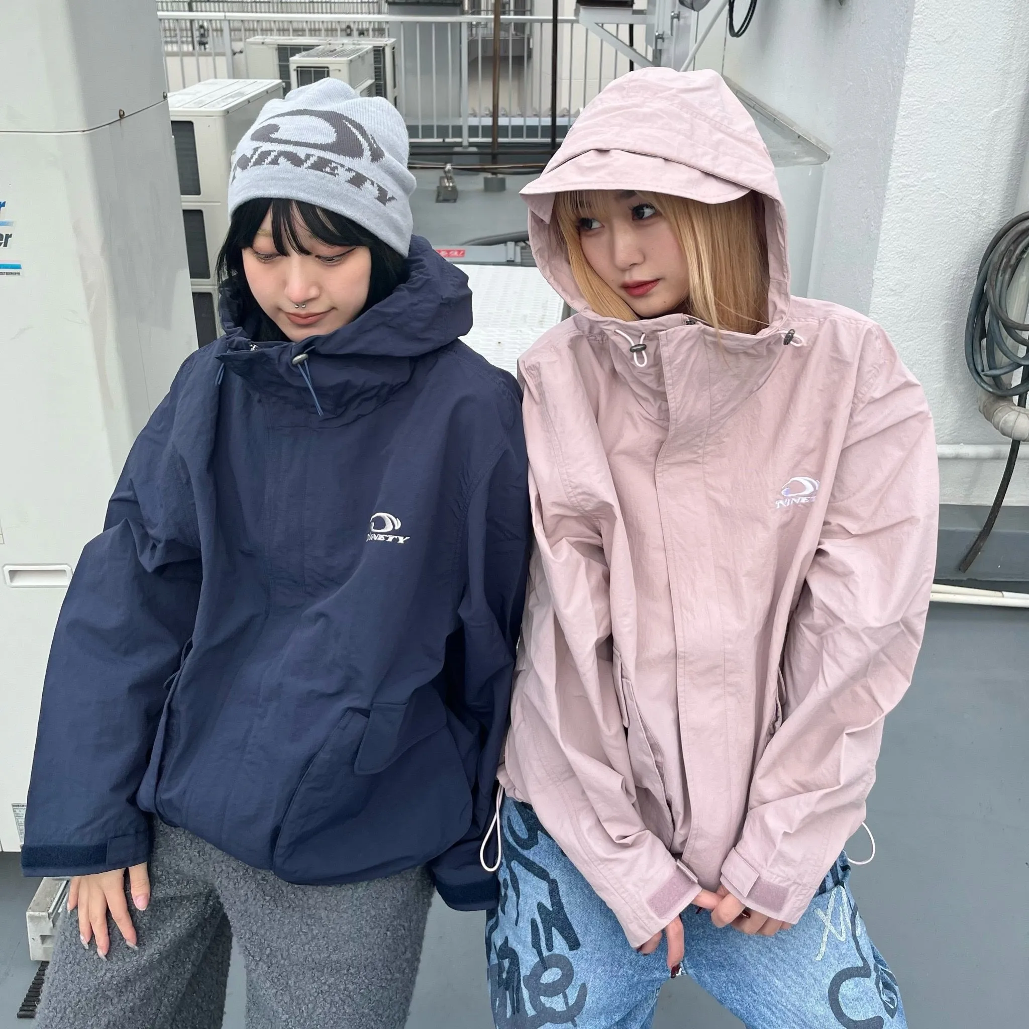 Heisei Logo Tech Nylon Parka