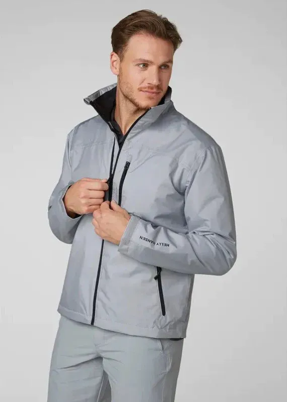 Helly Hansen - 3XL - Crew Midlayer Jacket, Grey Fog