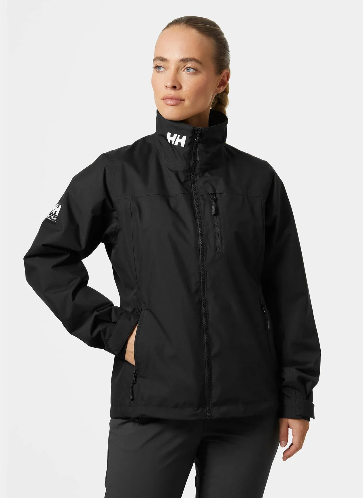 Helly Hansen Women's Midlayer Custom Crew Jackets, Black