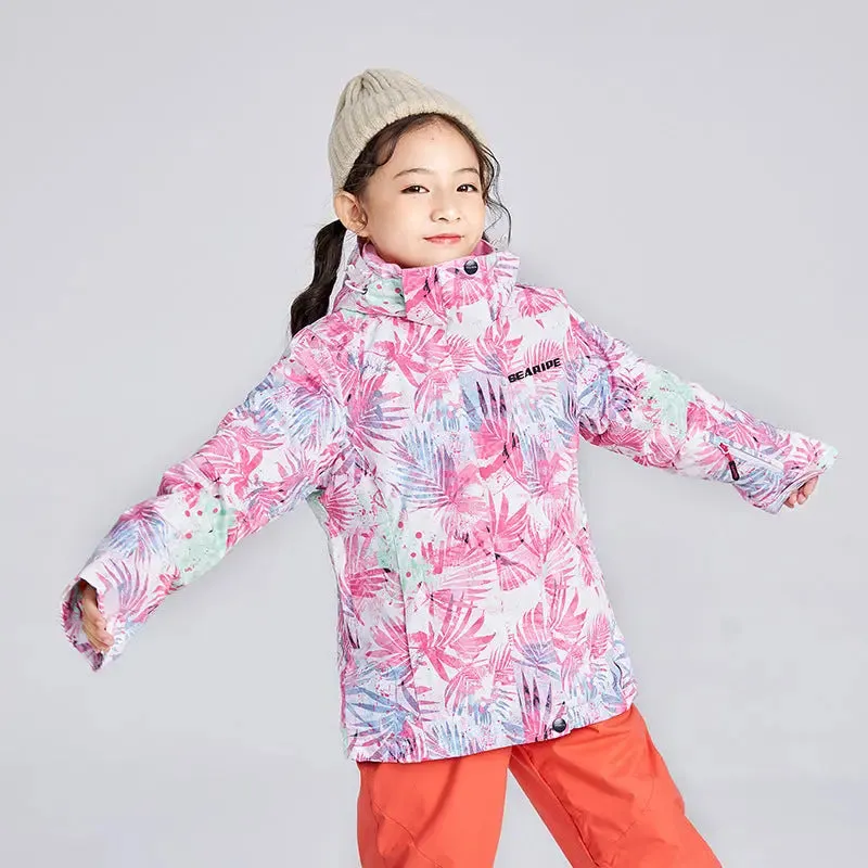 Hotian Boys Colorful Winter Warm Snowboard Ski Jacket