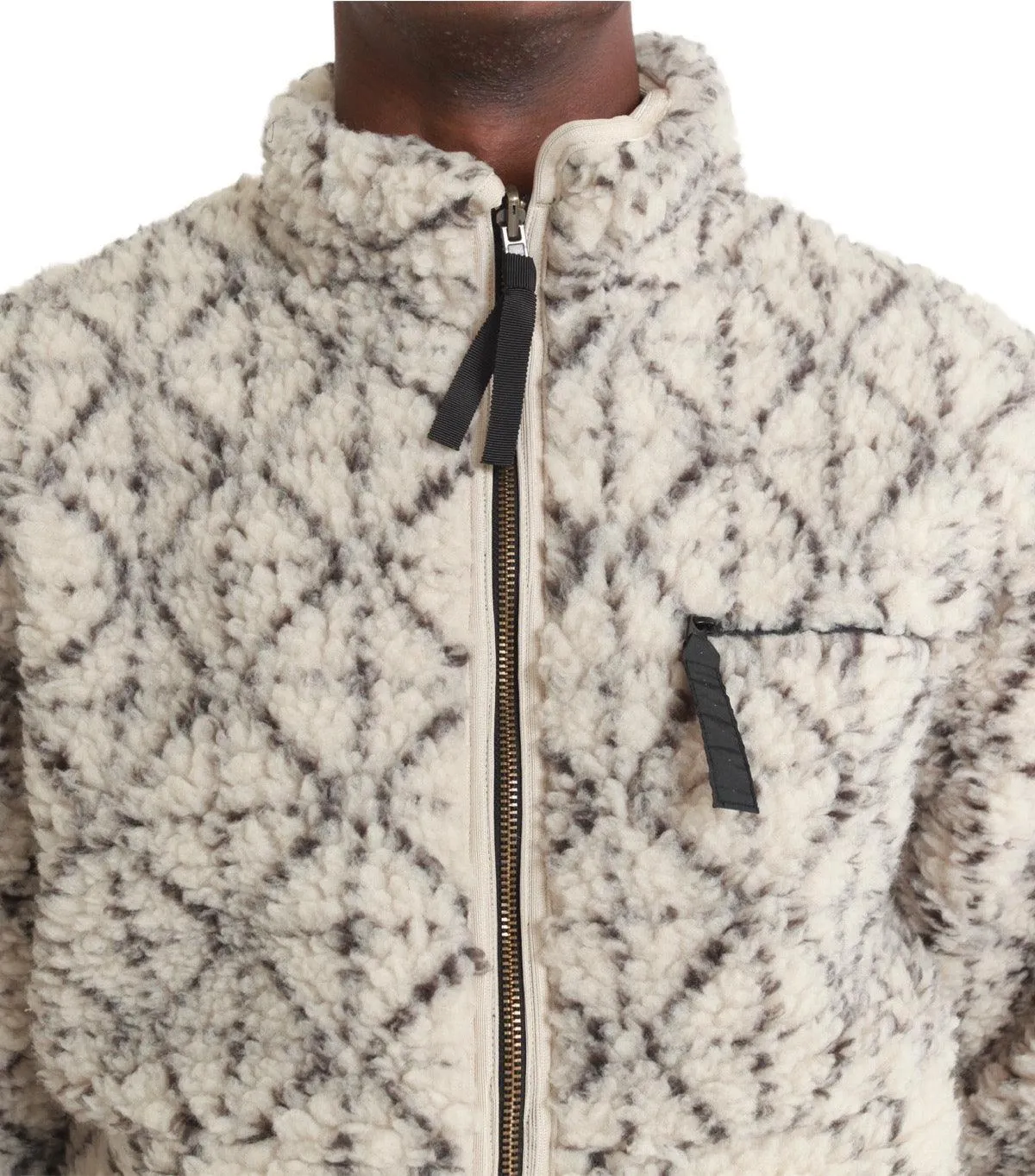 Kapital Do-Gi Sashiko Boa Fleece Reversible Blouson Ecru