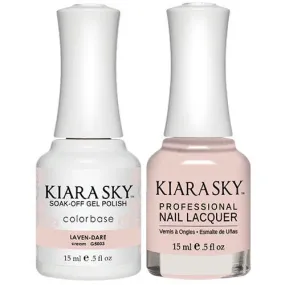 Kiara Sky All-in-One Gel   Polish Duo - 5003 Laven-dare