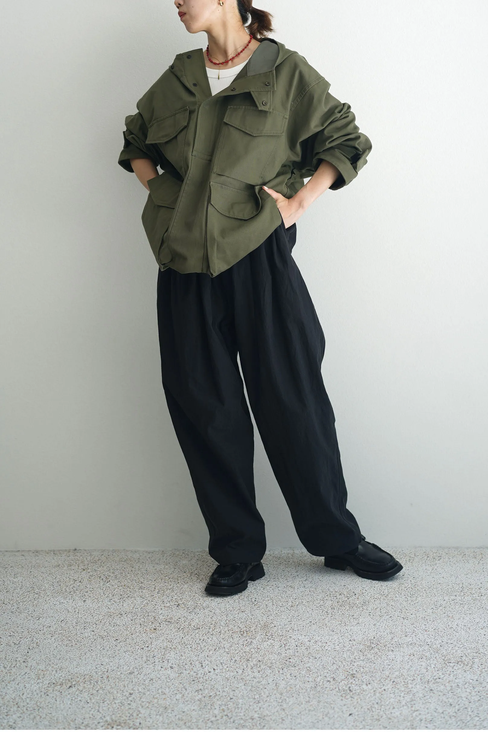 kontor / 4 POCKET MILITARY PONCHO / STYLE