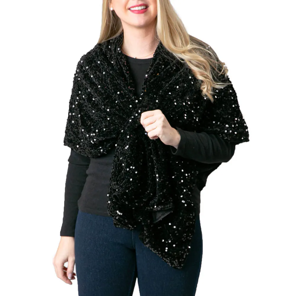 Krystal Sequins Keyhole Wrap