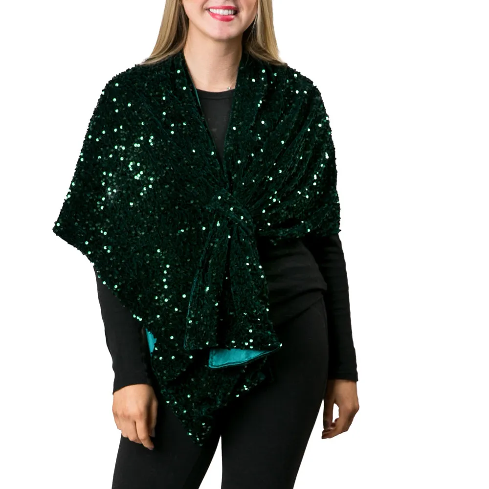 Krystal Sequins Keyhole Wrap