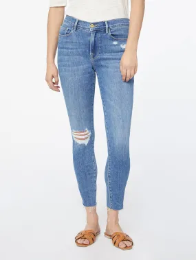 Le Skinny De Jeanne Crop Raw -- Sonoma Cut