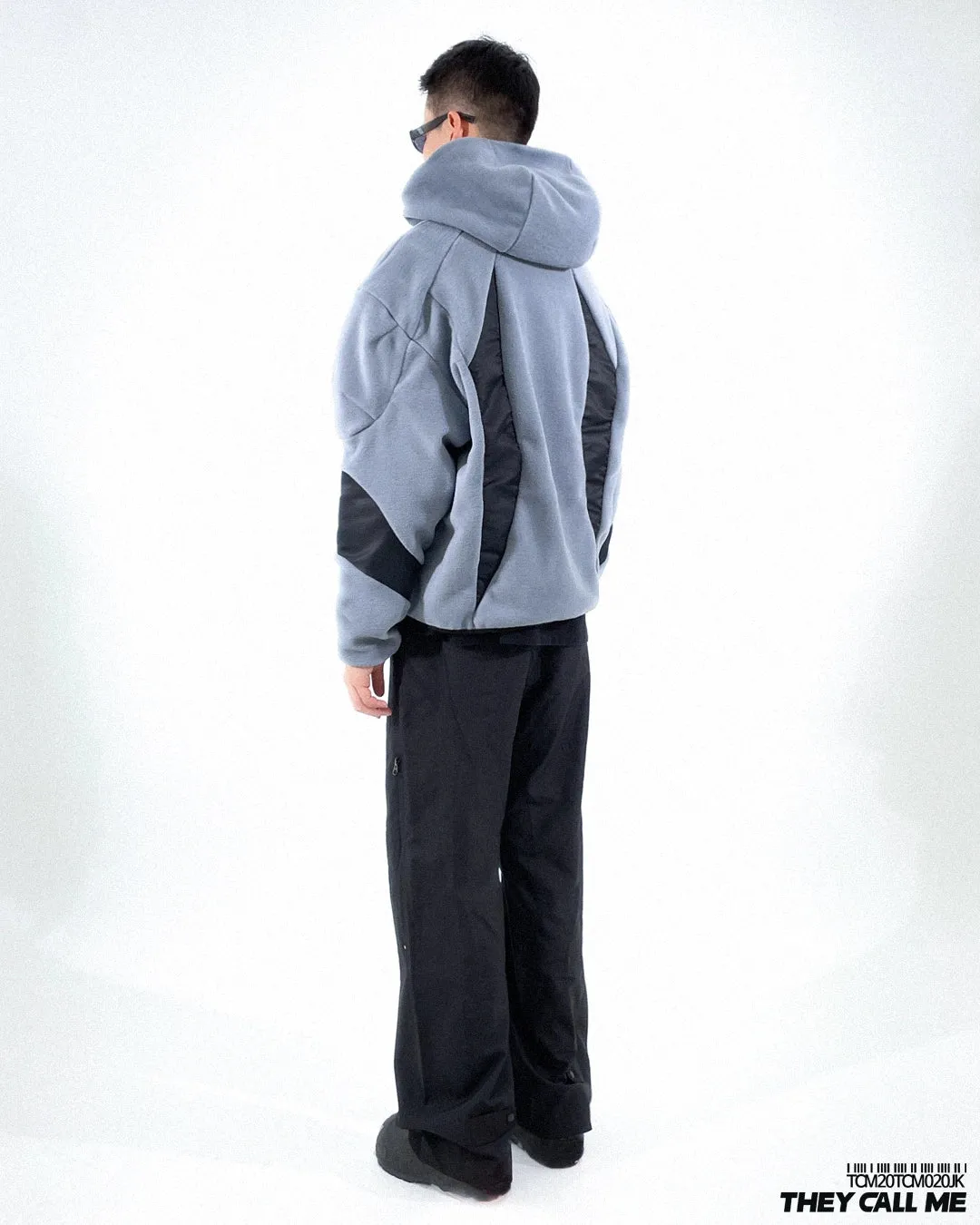 Lightning fleece jacket blue gray