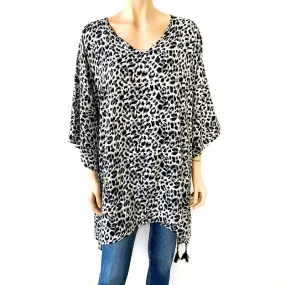 Maya Cotton Rayon Tunic Top free size AU 12-22