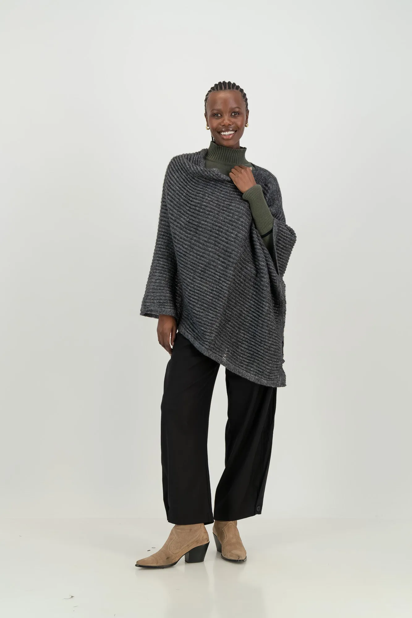 Meadow Mohair Silk Poncho