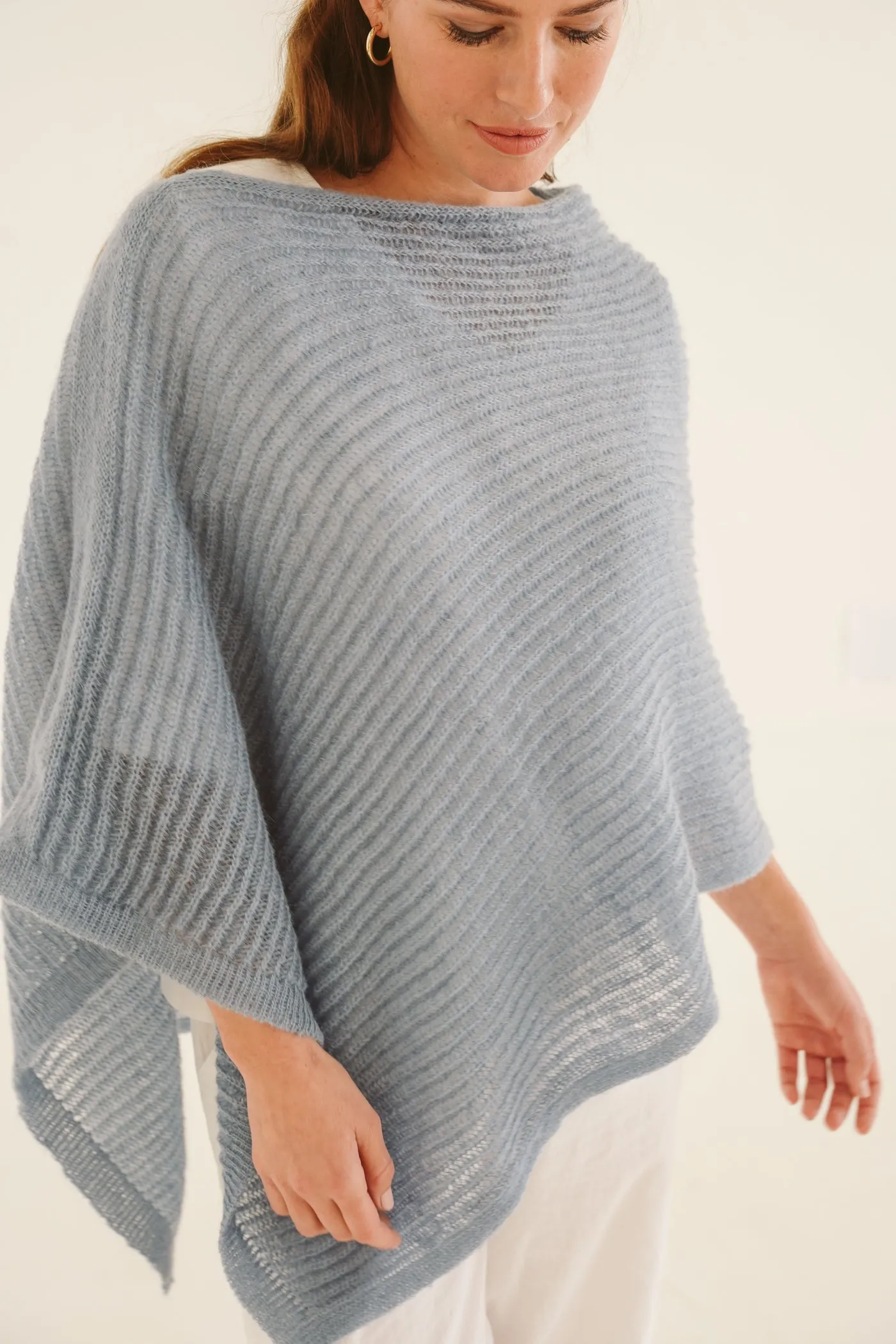 Meadow Mohair Summer Poncho