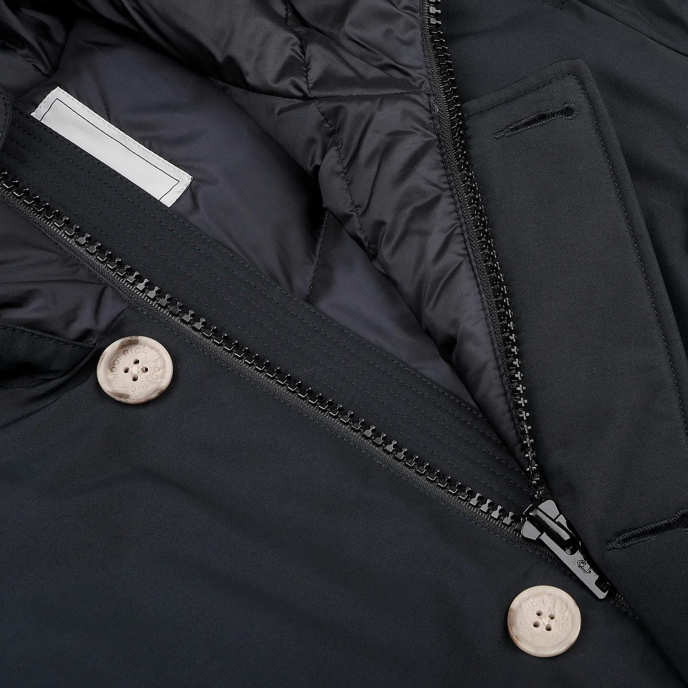 Melton Blue Stretch Nylon Arctic Parka