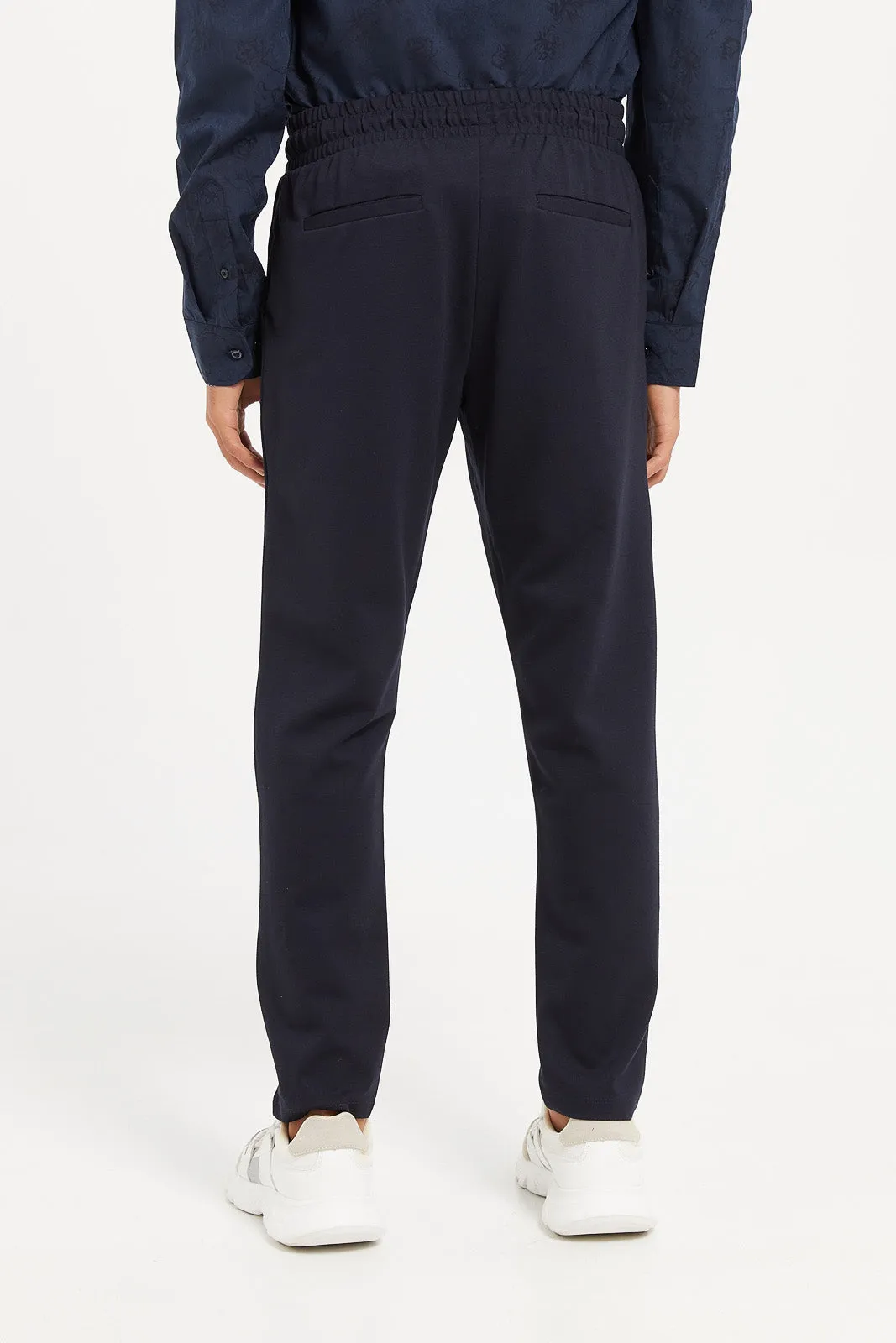 Men Navy Jogger Pant