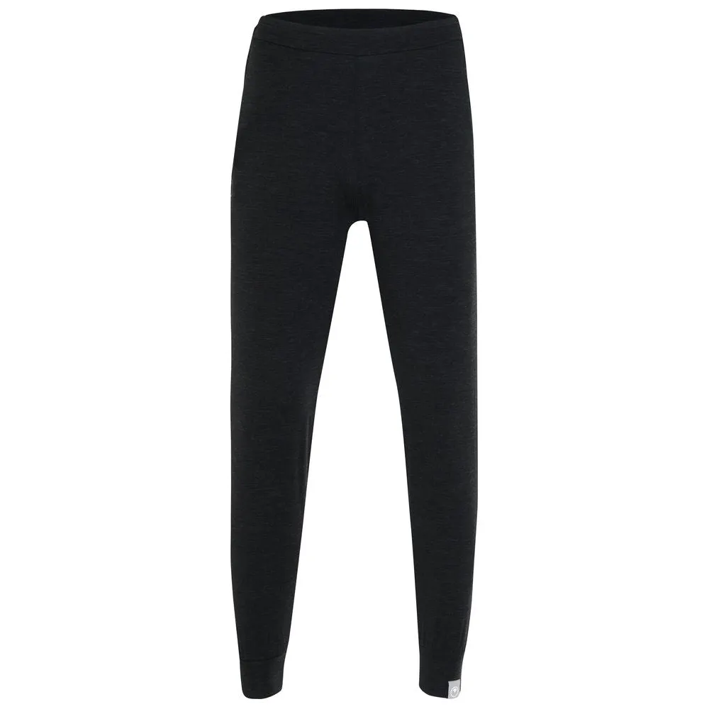 Mens Merino Blend 200 PJ Joggers (Black Melange)