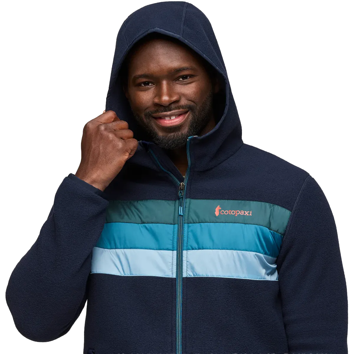 Men's Teca Fleece Hooded Full-Zip Jacket