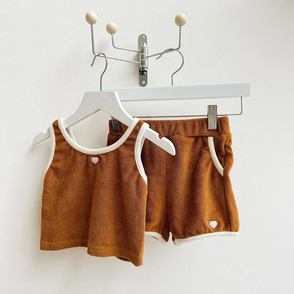 Mes Kids Des Fleurs :: Tank Top Brown