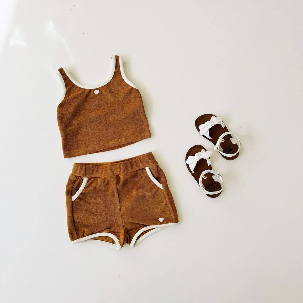 Mes Kids Des Fleurs :: Tank Top Brown