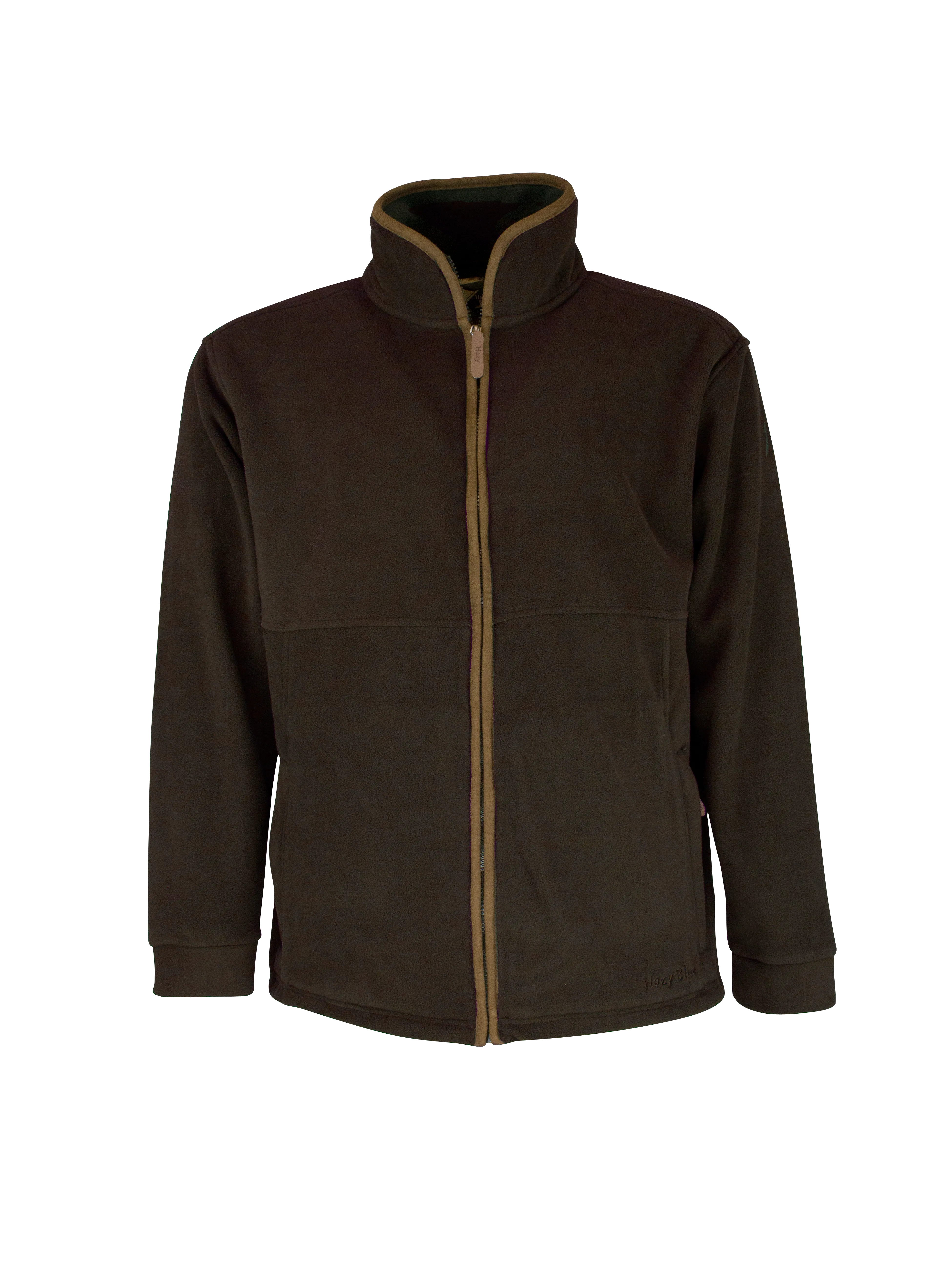 MF103 - Mens Full Zip Fleece - KHAKI