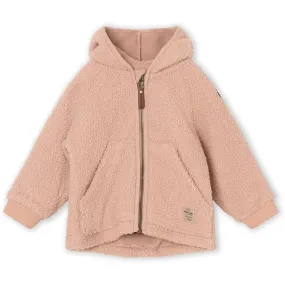 MINI A TURE Liff Teddy Fleece Jacket Rose Dust