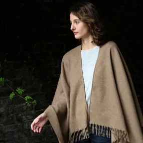 Mini Poncho in Camel