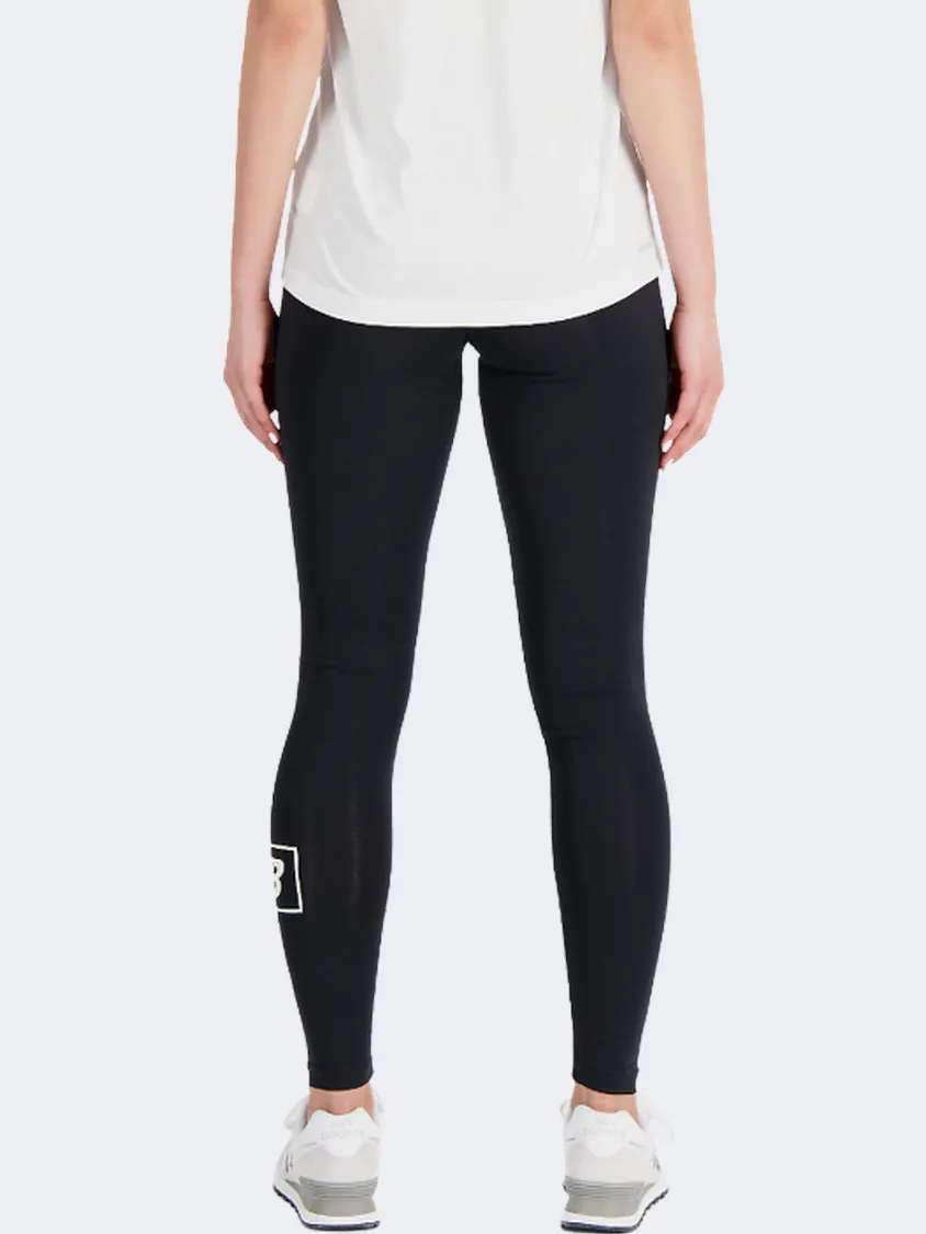 New Balance Essential Graphic Women Lifestyle Tight Black