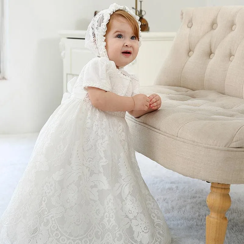 New Laundry Dress for 3-24 Months Baby Clothes Birthday Party Girl Princess Dress Elegant Lace Baby Elegant Evening Dress