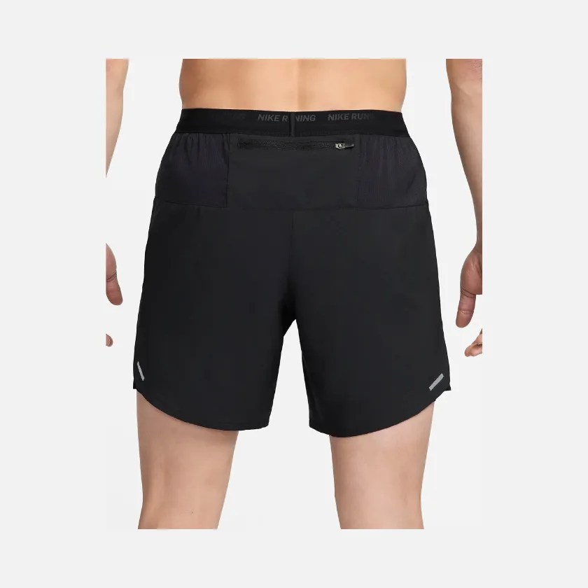 Nike Dri-FIT Stride Men's 18cm (approx.) 2-in-1 Running Shorts -Black/Black