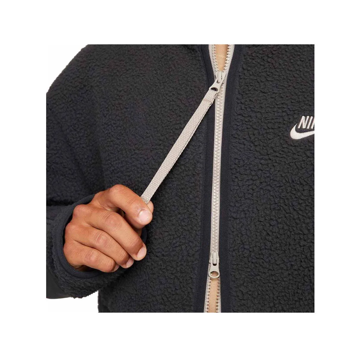 Nike Men's Sportswear Sperpa Fleece Essentials  Jacket Black