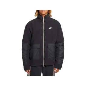 Nike Men's Sportswear Sperpa Fleece Essentials  Jacket Black